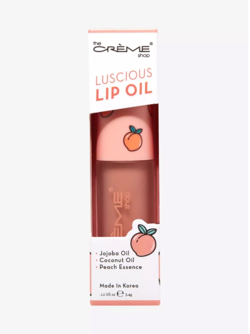 New 🍑 The Crème Shop Moisturizing Lip Gloss – Peach Cobbler 🍑